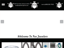 Tablet Screenshot of foxjewelersgeneva.com